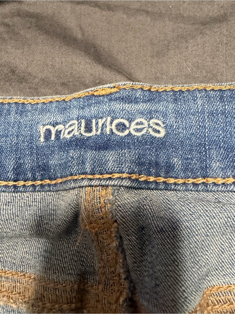 Maurices Light Blue Ripped Cropped Jeans with Frayed Hem - Picture 3 of 9